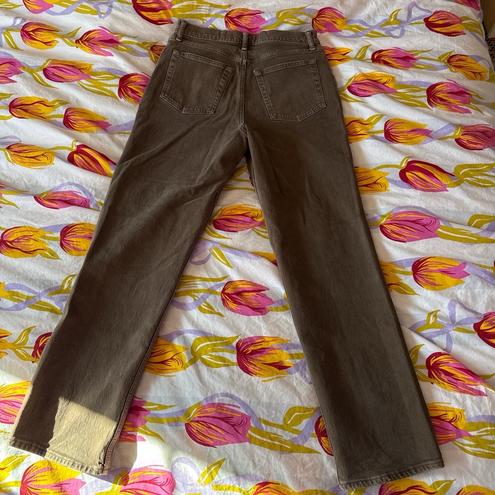 Abercrombie & Fitch Brown Straight Leg Women's Jeans - Picture 2 of 6